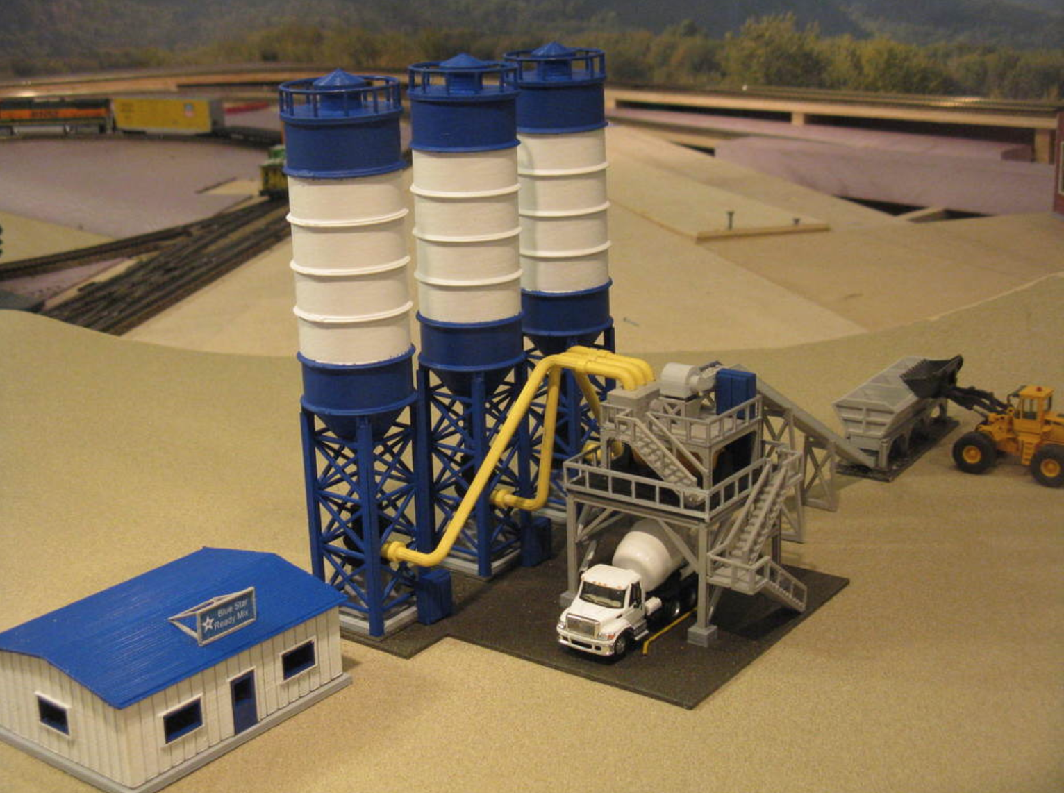 Download free STL file HO Scale Concrete Factory • 3D printing model ...